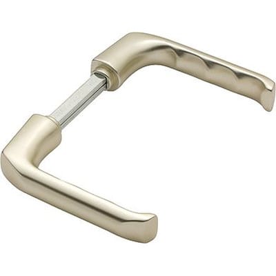 Hoppe - Türdrückerpaar London 113 h Aluminium F2 ohne Rosetten Vierkant 10 mm