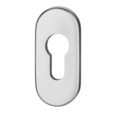 EDI - Schlüsselrosette 0811/9003 Aluminium F1 Schildstärke 9 mm pz oval