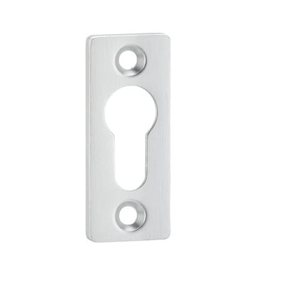 EDI - Schlüsselrosette 3319/0003 Aluminium F1 Schildstärke 8 mm pz kantig