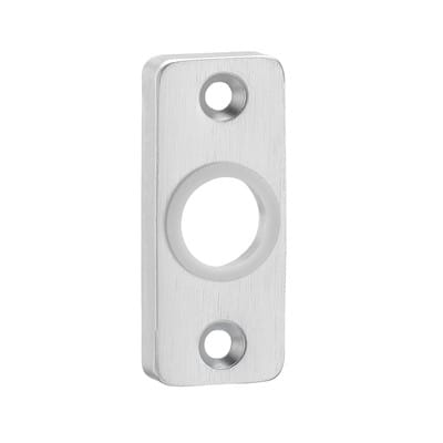EDI - Drückerrosette 3302/0000 Aluminium F1 Schildstärke 8 mm rund kantig