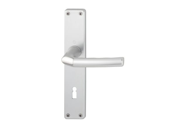 Hoppe - Langschildgarnitur Birmingham 1117/202SP Aluminium F1 ob 72 mm din links / rechts