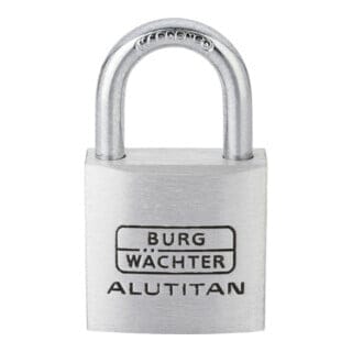 Burg Wachter - Zylindervorhangschloss 770/30 Schlosskörperbreite 30 mm Alu verschiedenschließend