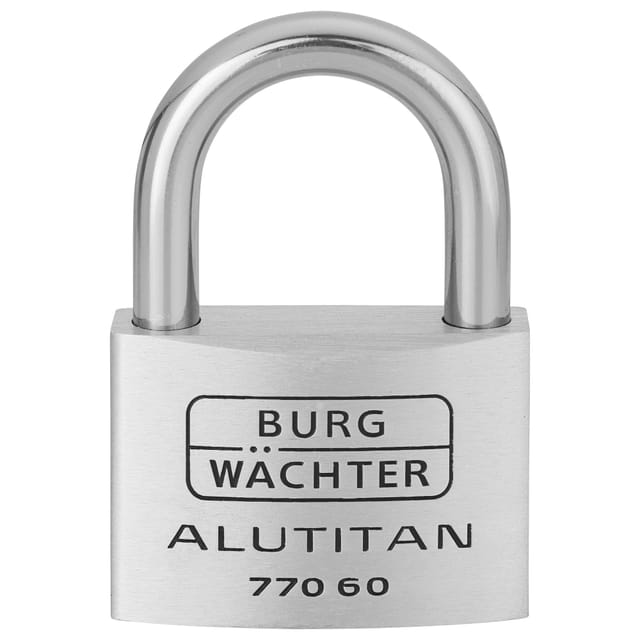 Burg Wachter - Zylindervorhangschloss 770/60 Schlosskörperbreite 60 mm Alu verschiedenschließend