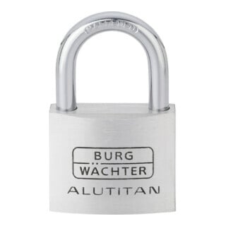 Burg Wachter - Zylindervorhangschloss 770/50 Schlosskörperbreite 50 mm Alu verschiedenschließend