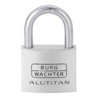 Burg Wachter - Zylindervorhangschloss 770/50 Schlosskörperbreite 50 mm Alu verschiedenschließend