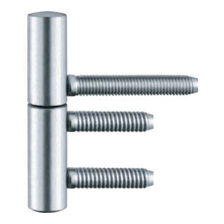 Simonswerk - 5 080533 0 01507 Einbohrband baka b 1-15 2-teilig vernickelt 40 kg di