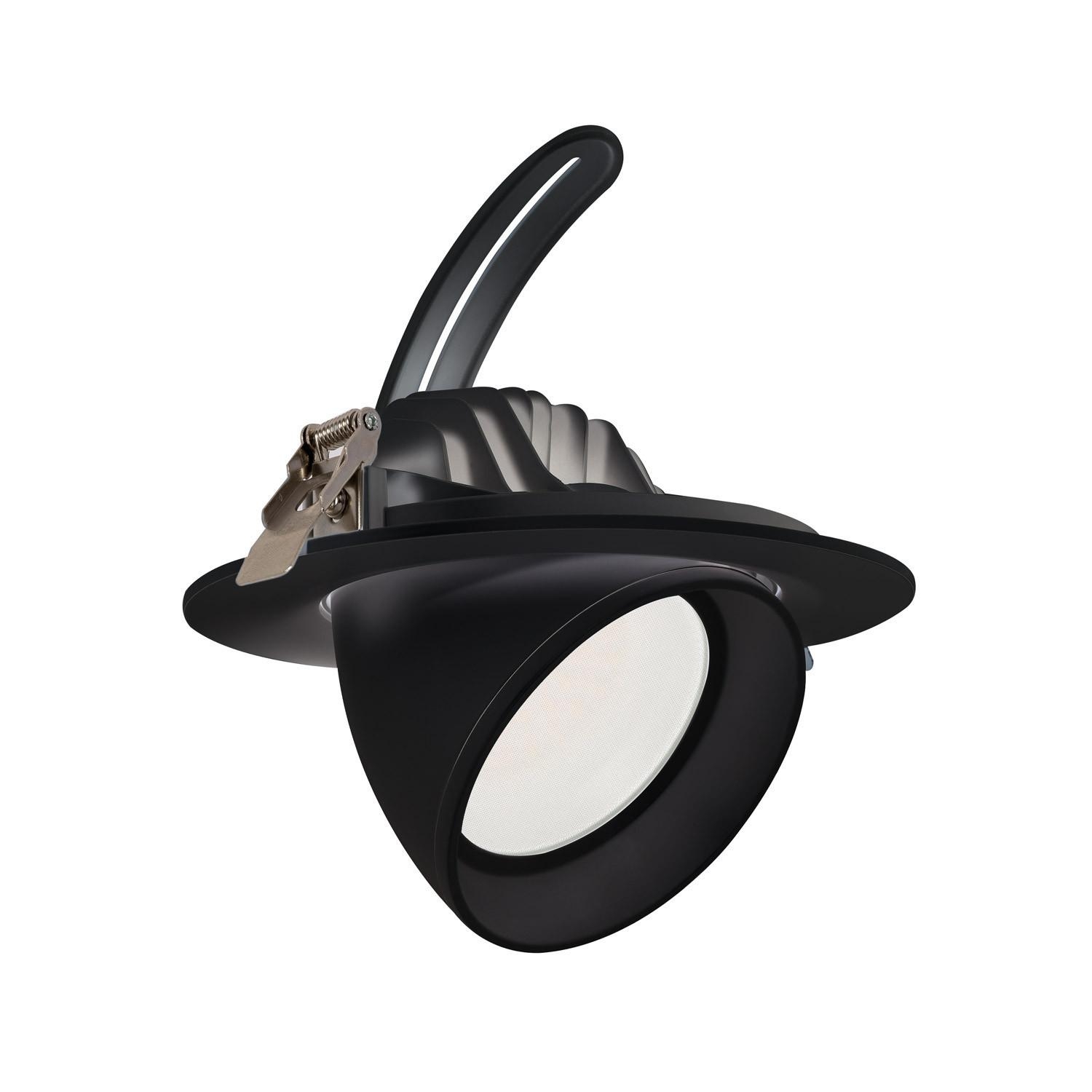 Led Downlight Strahler Rund Schwenkbar Chip Schnitt Ø 200 Mm 4000k Neutralweiß 60 W