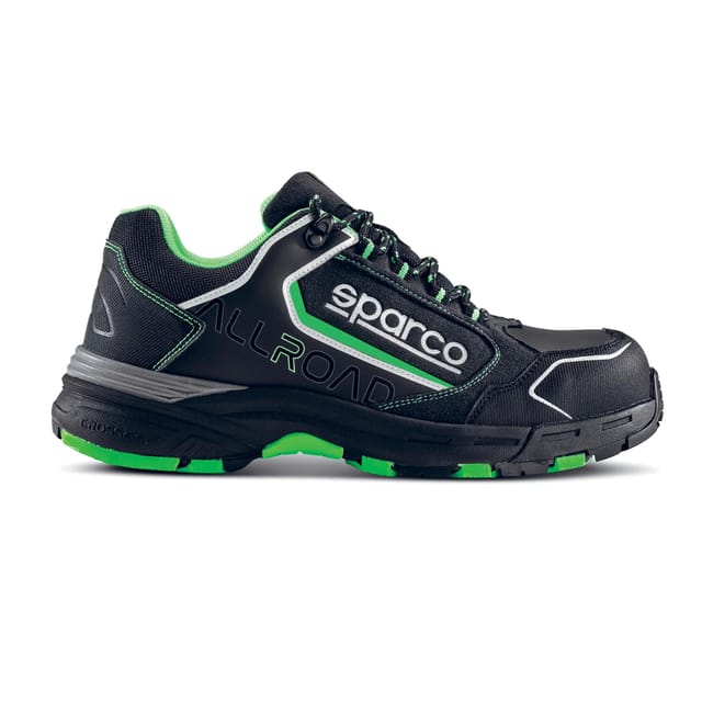 07528NRVF Baku esd S3S sr fo hro Sicherheitsschuh, Schwarz/Grün, 45 - Sparco