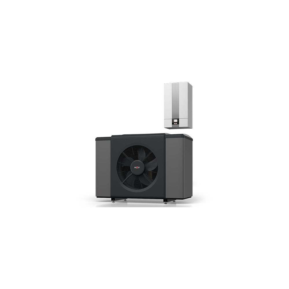 Wolf Paket Cha-center 20/24 Luft-wasser-wärmepumpe Monoblock, R290, 9,7kw Bei A7/w35, 400v, Mit E-heizelement