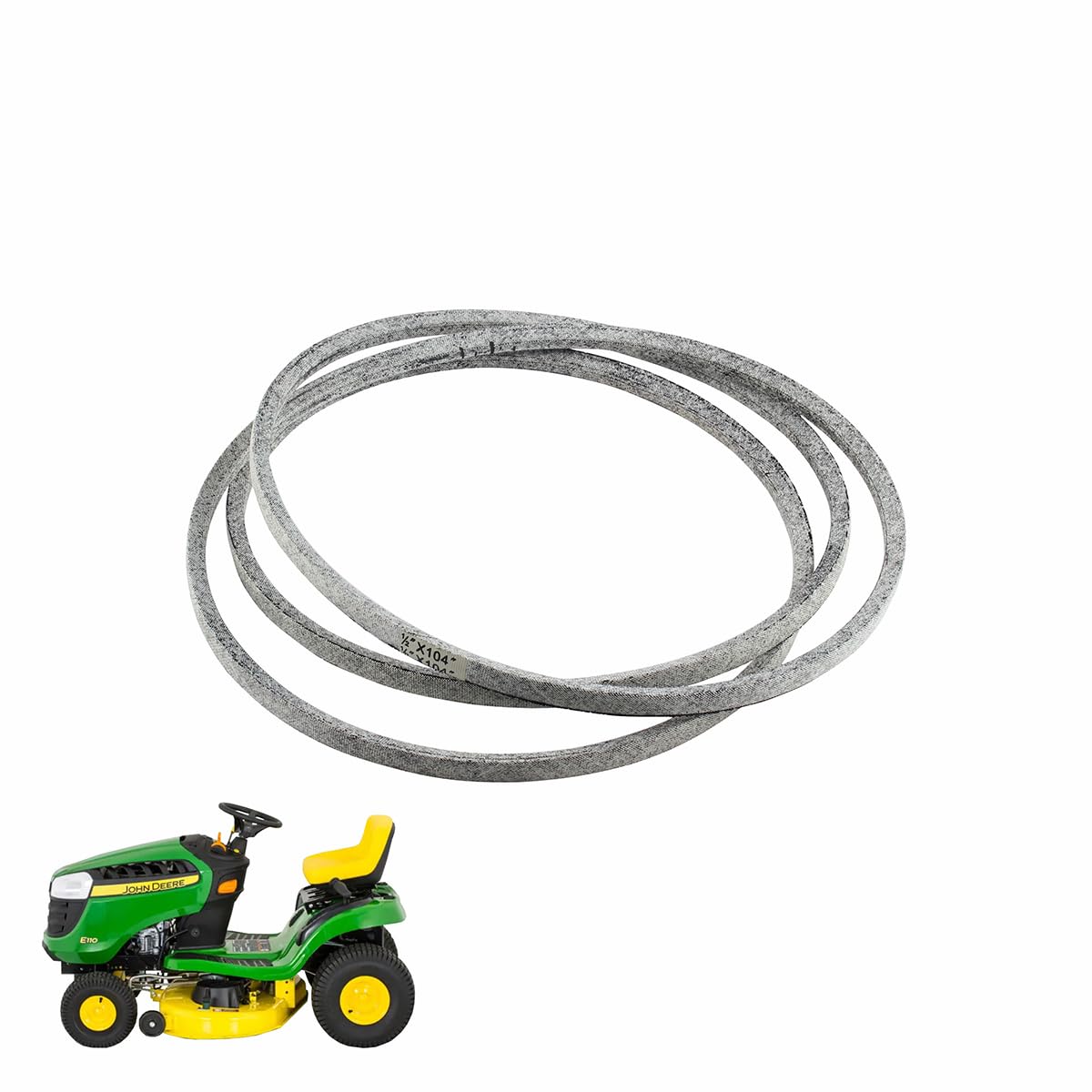 Fliti 42-zoll-rasenmäherriemen, Kompatibel Mit John Deere Rasenmähern, Ersetzt Die Teilenummer Gx20072 Gy20570, Antriebsriemen Für L 100 130 1742 D100 D110 D120 D130 X110