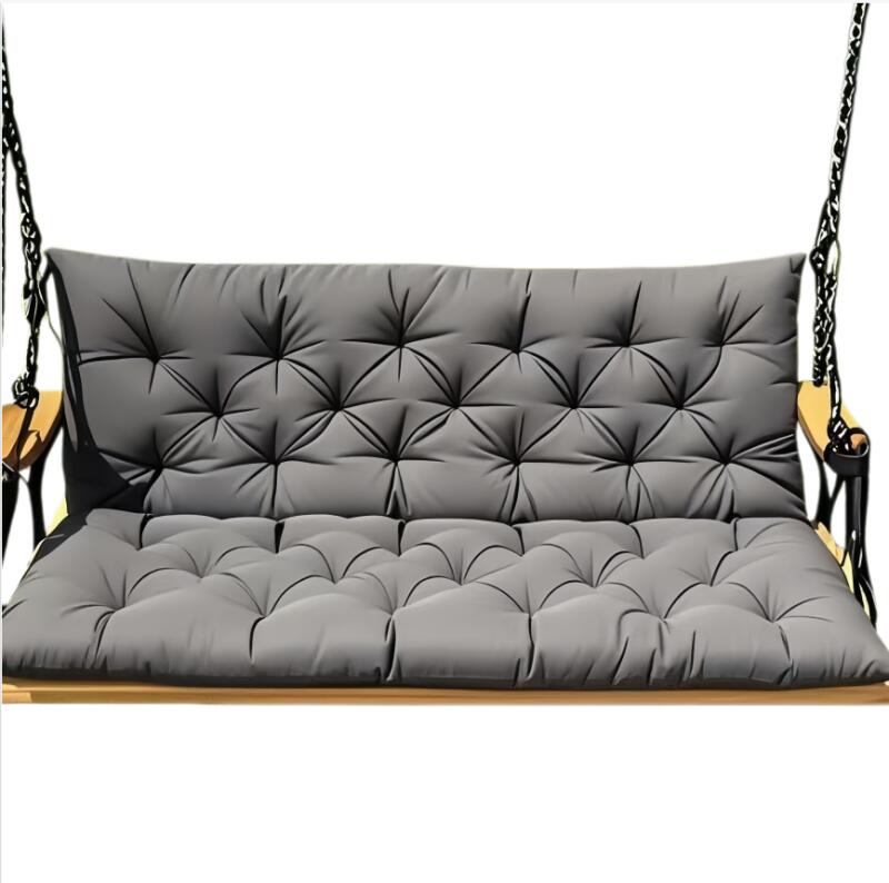 Fliti Outdoor-sitzkissen 100x100x50 Cm – 100% Polyester – Optimaler Komfort Für Bänke, Schaukeln Und Sofas – Dunkelgrau