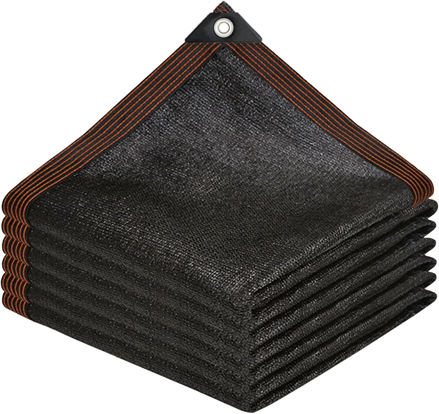 Fliti Rechteckiges Sonnensegel/sonnenschutznetz Mit Ösen Für Balkon, Gewächshaus, Garten, Pergola, Terrasse, Rasen – 2 X 3 M – Schwarz