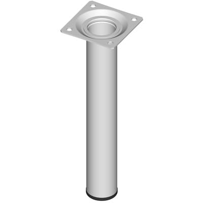 Möbelfüße Tischbeine rund Möbelbeine ø 30 mm Länge 200 mm Stahl weiß
