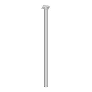 Alfer Element System 11100-00089 Möbelfuß weiß 30 mm Höhe 800 mm Anschraubplatte
