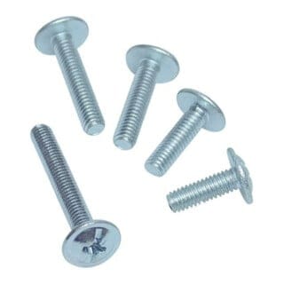 Hettich Griff-Befestigungsschrauben, M4 x 30 mm, Kreuz- und Doppelschlitz, STA verzinkt