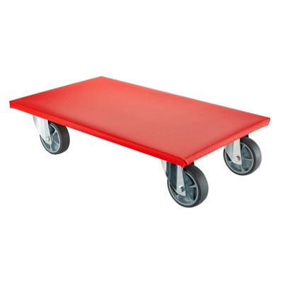 Bs Rollen - bs Allzweckroller, Rad-Ø 100 mm, Tragkr. 330 kg, Platte 350x600, thermopl. Rad