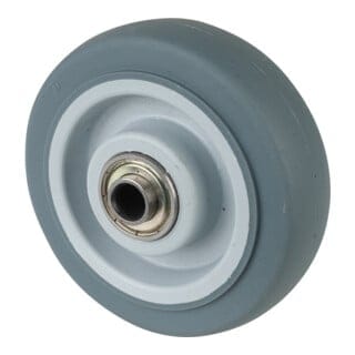 Bs Ersatzrad D.80mm Trgf. 80kg Gum.Achs-D.8mm Nabenl.37mm