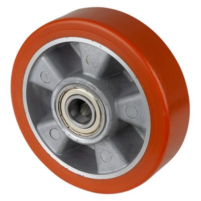 Bs Rollen - Ersatzrad Rad-Ø 150 mm Tragfähigkeit 400 kg Guß-Polyurethan Achs-Ø 20 mm Nabenlänge 50 mm