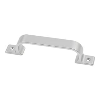 Hermeta - Handgriff Ausladung 35 mm Länge 186 mm Breite 24 mm Aluminium silberfarbig eloxiert Anzahl Löcher 2, ø 5,3 mm
