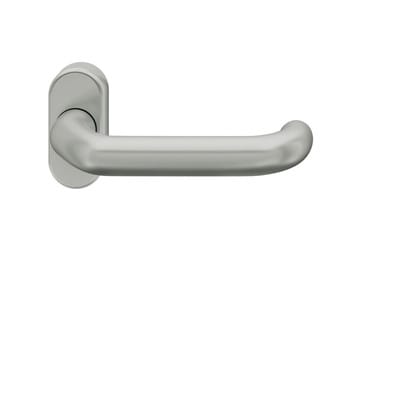 FSB - Profiltürdrückerlochteil 06 1146 Aluminium 0105 oval 8 mm gekröpft