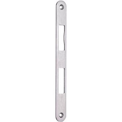 FP - Schließblech b 9000 Edelstahl Breite 24 x Länge 235 mm abgerundet din rechts flach
