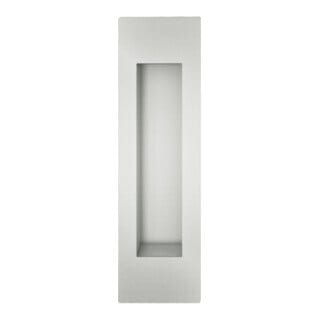 FSB - Schiebetür Griff 424251 - Muschelgriff eckig offen 45x155mm, Aluminium silber eloxiert
