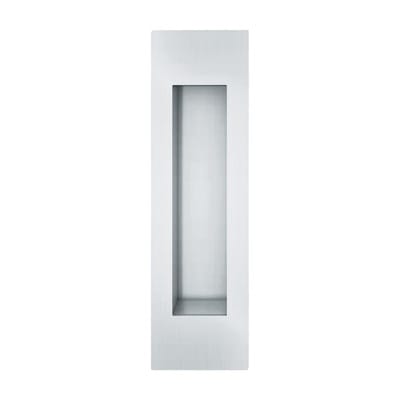 FSB - Schiebetür Griff 424251 - Muschelgriff eckig offen 45x155mm, Edelstahl matt