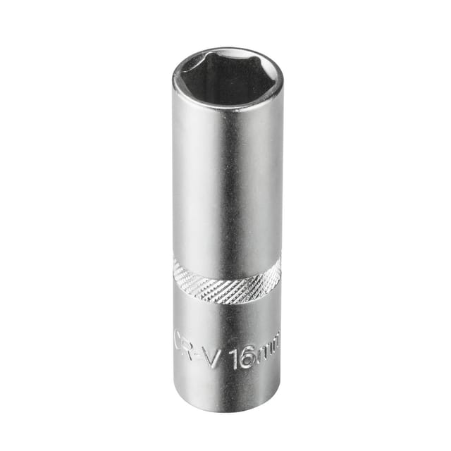 Stecknuss Sechskant 16mm 6 Kant 1/2' lang (cr-v)
