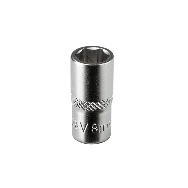Stecknuss Sechskant 8mm 6 Kant 1/4' kurz (cr-v)
