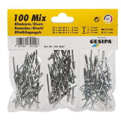 Gesipa 1433667 Blindniete 100 Teile