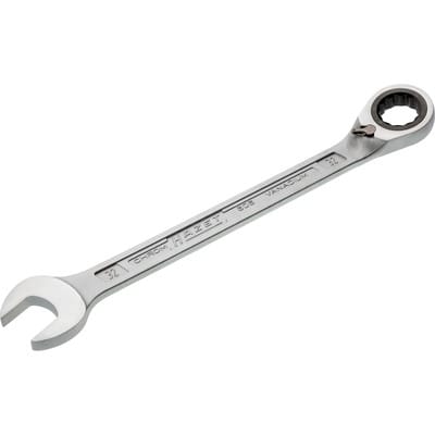 Hazet - Knarren Ring-Maulschlüssel, Außen-Doppel-Sechskant-Tractionsprofil, 32 mm