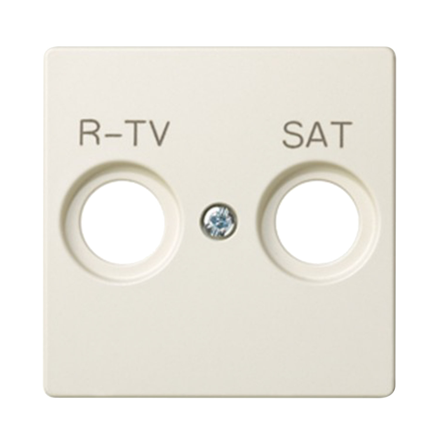 Abdeckbuchse R-tv + Sat Elfenbein Simon 82097-31