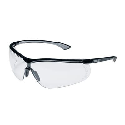 Uvex - sportstyle 9193080 Schutzbrille inkl. UV-Schutz Grau, Schwarz en 166, en 170 din 166, din 170