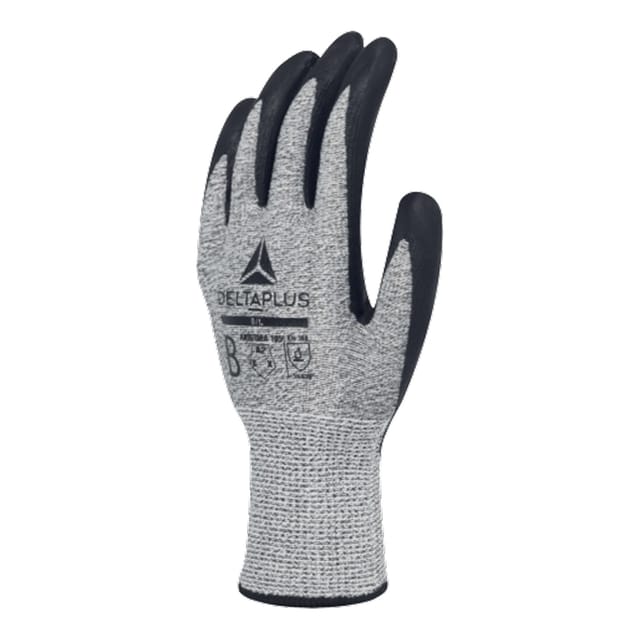 Gant Tricot Econocut - Paume Enduite Nitrile - Jauge 13 - X3 Paires Delta Plus - Vecutb03grg3 T7