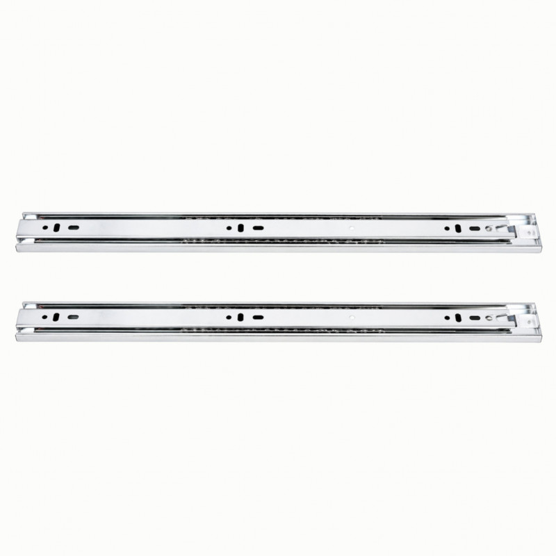 Schubladenschiene Für Edelstahl Premium Plancha-wagen 60 Cm, 2 Stück