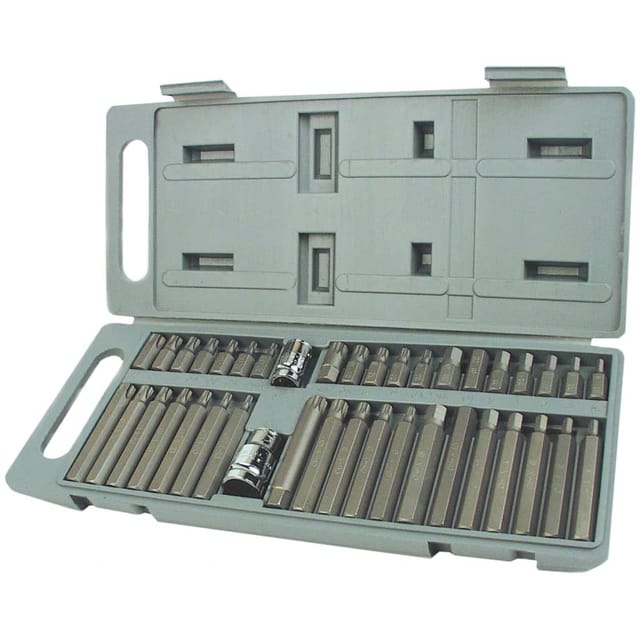 Brüder Mannesmann - m 187-40 Bit-Set 40teilig Innen-Sechskant, Innen-Vielzahn (xzn), T-Profil