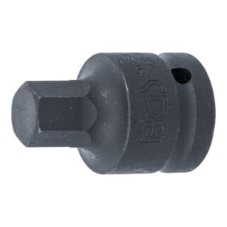 Bgs Technic - Kraft-Bit-Einsatz Länge 55 mm Antrieb Innenvierkant 20 mm (3/4') Innensechskant 17 mm