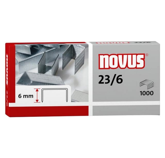 Heftklammer 23/6 Blockhefter Stahl verzinkt 1.000 St./Pack.