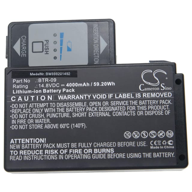 Akku kompatibel mit Fujikura FSM-602S, FSM-601S, FSM-702R, FSM-70R, FSM-61S, FSM-62S, FSM-70S Spleissgerät (4000mAh, 14,8V, Li-Ion) - Vhbw
