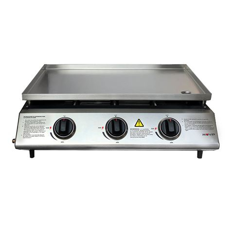 Gasgrill Muvip 3 Brenner Edelstahl 620x400 Mm