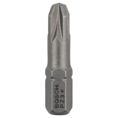 Schrauberbit Extra-Hart, pz 3, 25 mm, 10er-Pack - Bosch