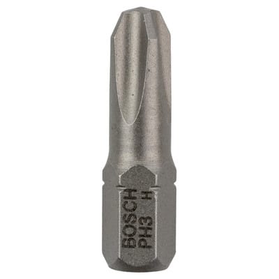 Schrauberbit Extra-Hart, ph 3, 25 mm, 100er-Pack - Bosch