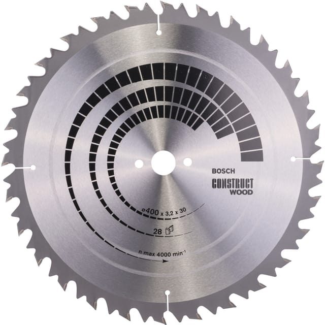 Pro Wood Kreissägeblatt, 400 x 3,2 x 30 mm, T28 - Bosch