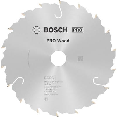 Kreissägeblatt Speedline Wood, 150 x 20 x 2 mm, 18 - Bosch