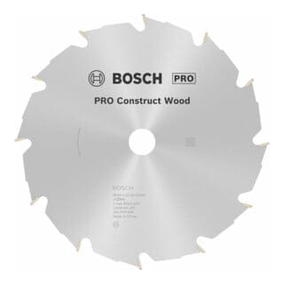Pro Construct Wood Kreissägeblatt, 190 x 2,6 x 20 mm - Bosch