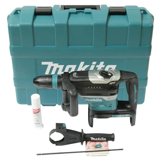 Makita - Akku-Bohrhammer DHR400ZKUN, sds-max, 2x 18V ohne Akku und Ladegerät im Koffer