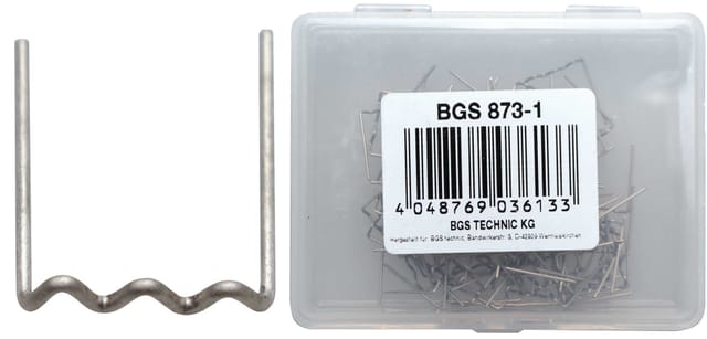 Bgs Technic - Reparatur-Klammern U-Form ø 0,6 mm 100-tlg.