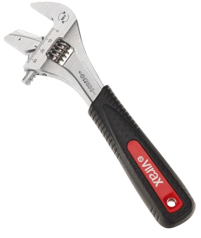 Virax - Schraubenschlüssel 12&039&039 mit beidseitig verwendbarem Greifer - 17033