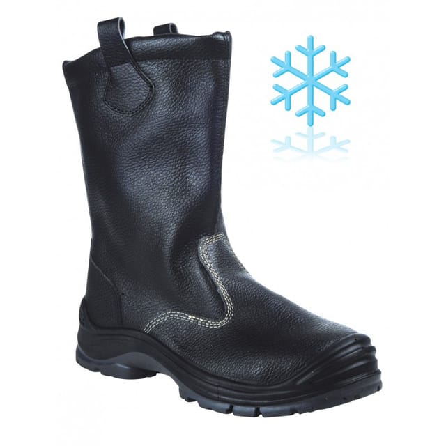 Gefütterter Stiefel singer Schwarzes Leder S3 src - Größe 41 - breme