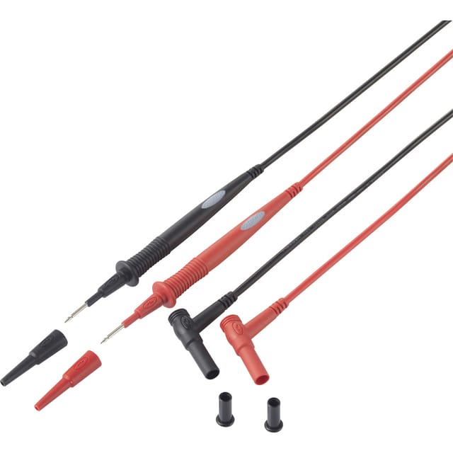 Voltcraft - Sicherheits-Messleitung 1.00 m Schwarz, Rot MS-7